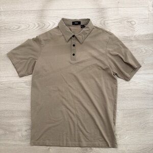 BNWOT Theory Taupe Polo Shirt JU0018